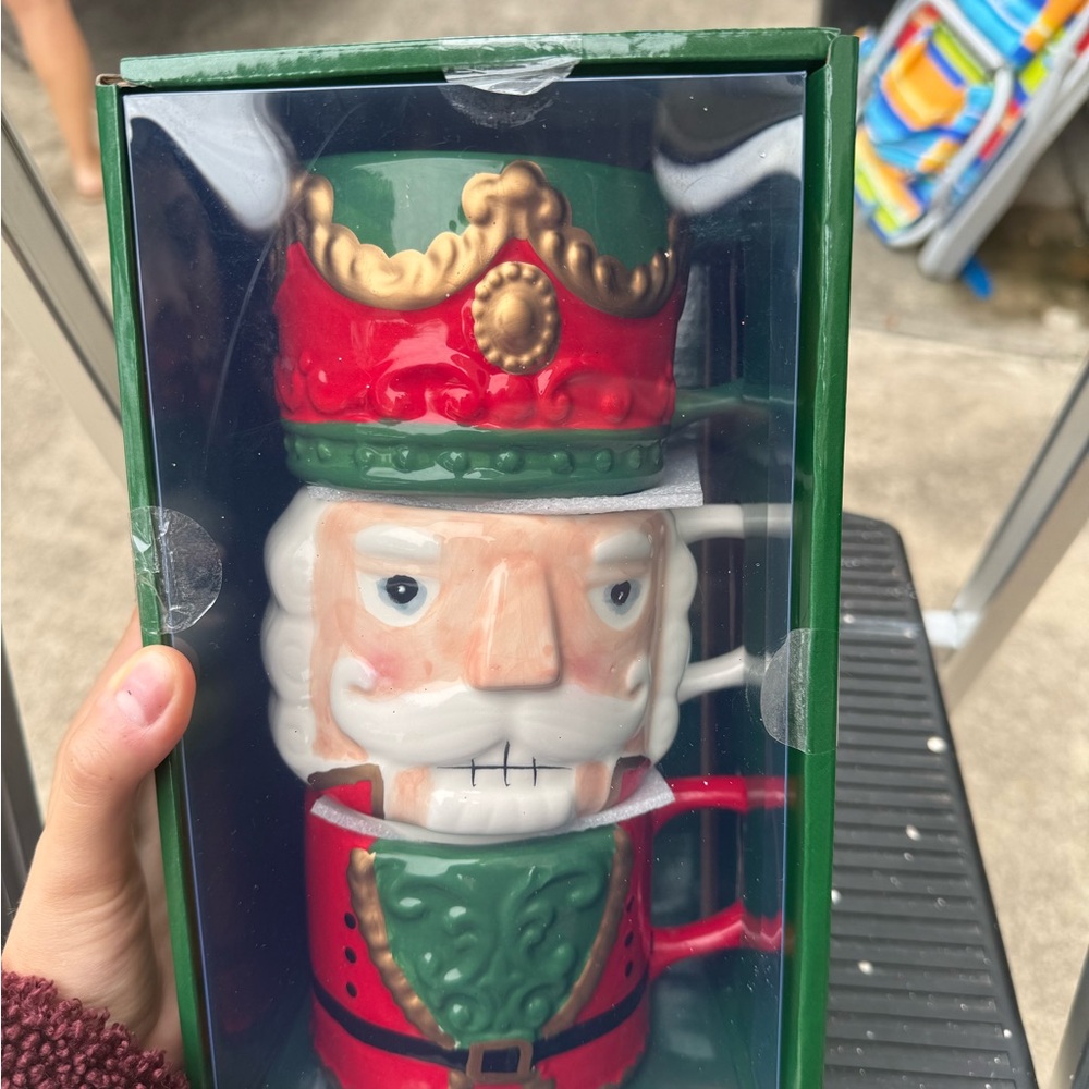Festive Nutcracker Holiday Mug Set